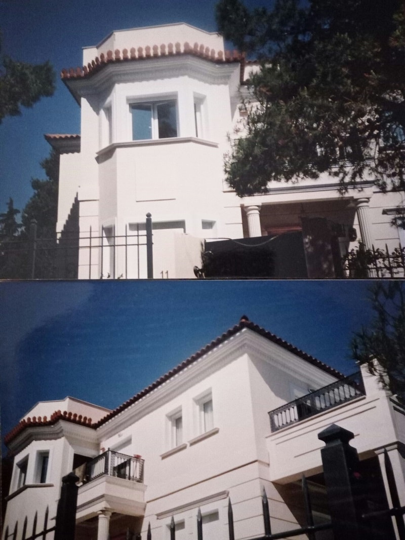 Στέγη με εμποτισμένη ξυλεία